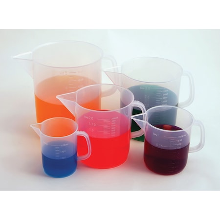 United Scientific Beakers With Handle, Short Form, Pp, PK 6 81124
